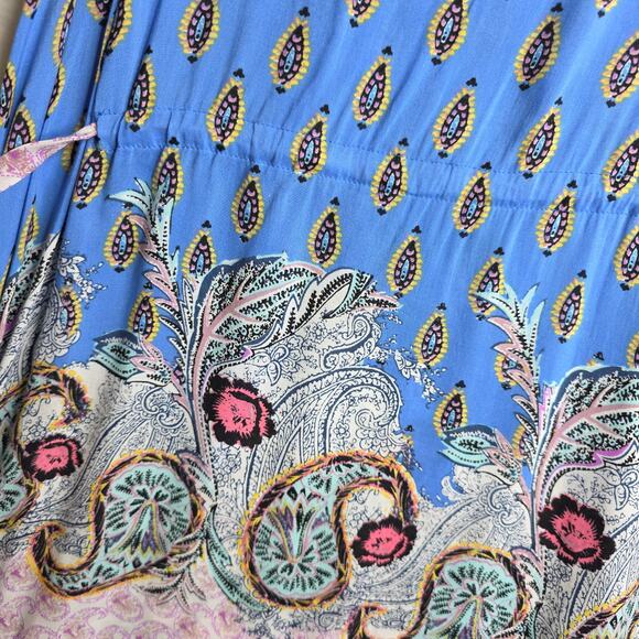 Intimately FreePeople L Slip Asymmetrical Hem tie rendezvous dress. Sexy. Flowy - Picture 10 of 12